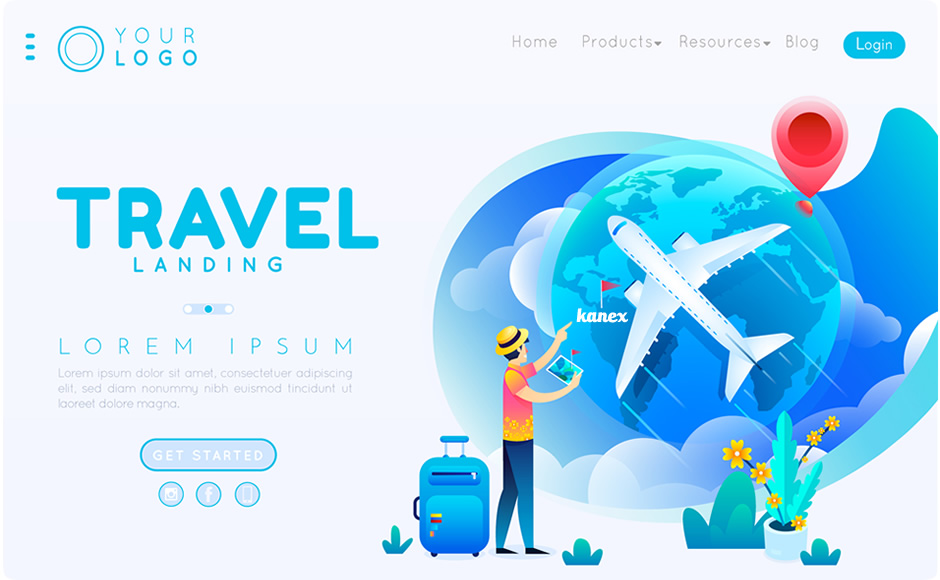 thiết kế web du lịch